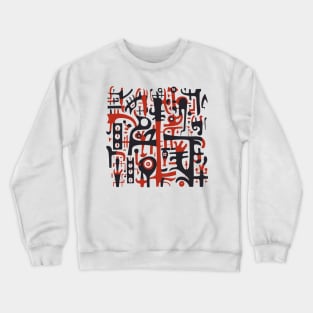 Mid Century Abstract Jazz Crewneck Sweatshirt